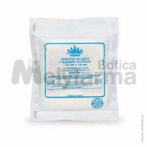 Apósito de gasa y algodón estéril 10cm x 10cm – CORONA