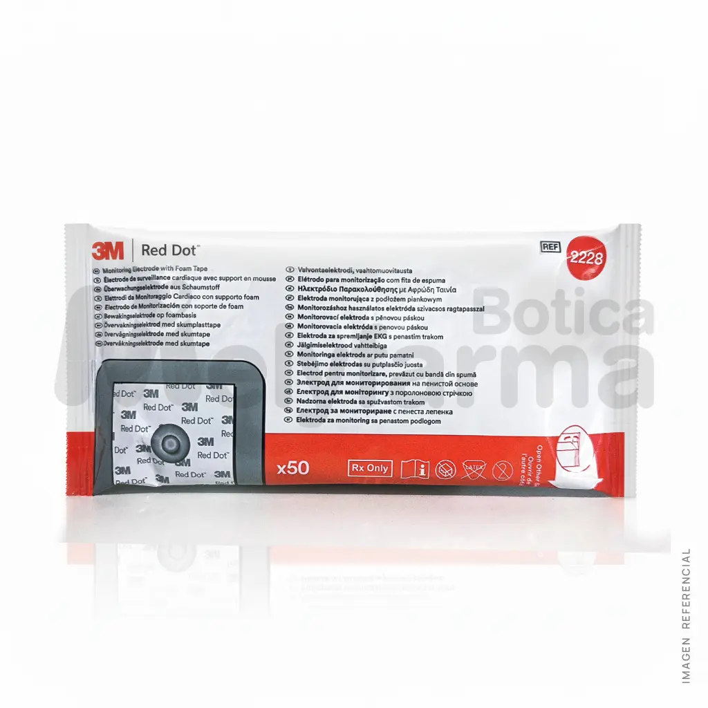 Electrodo Adulto Cod. 2228 3M Paq. x 50 Und.