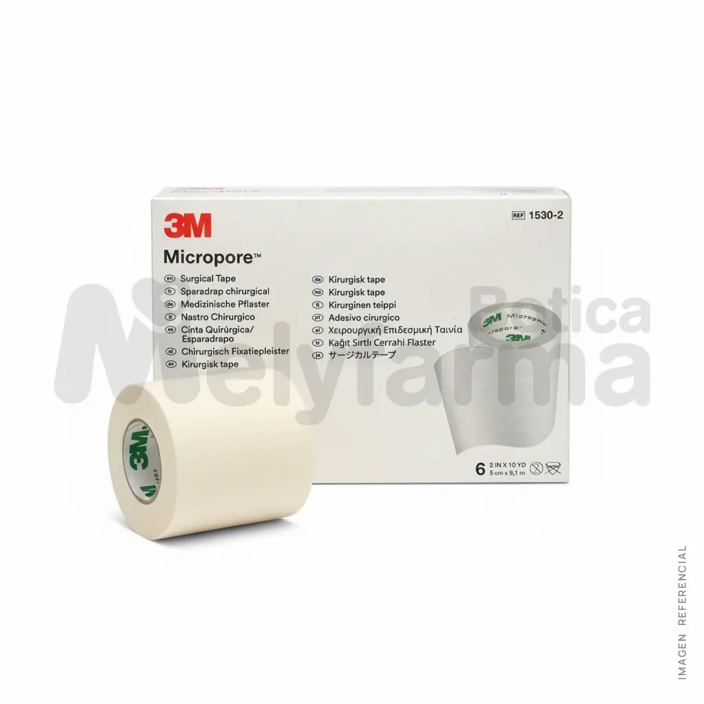 Esparadrapo Micropore x 2" x 10 Yda 3M | Melyfarma Esparadrapo Micropore x 2" x 10 Yda 3M