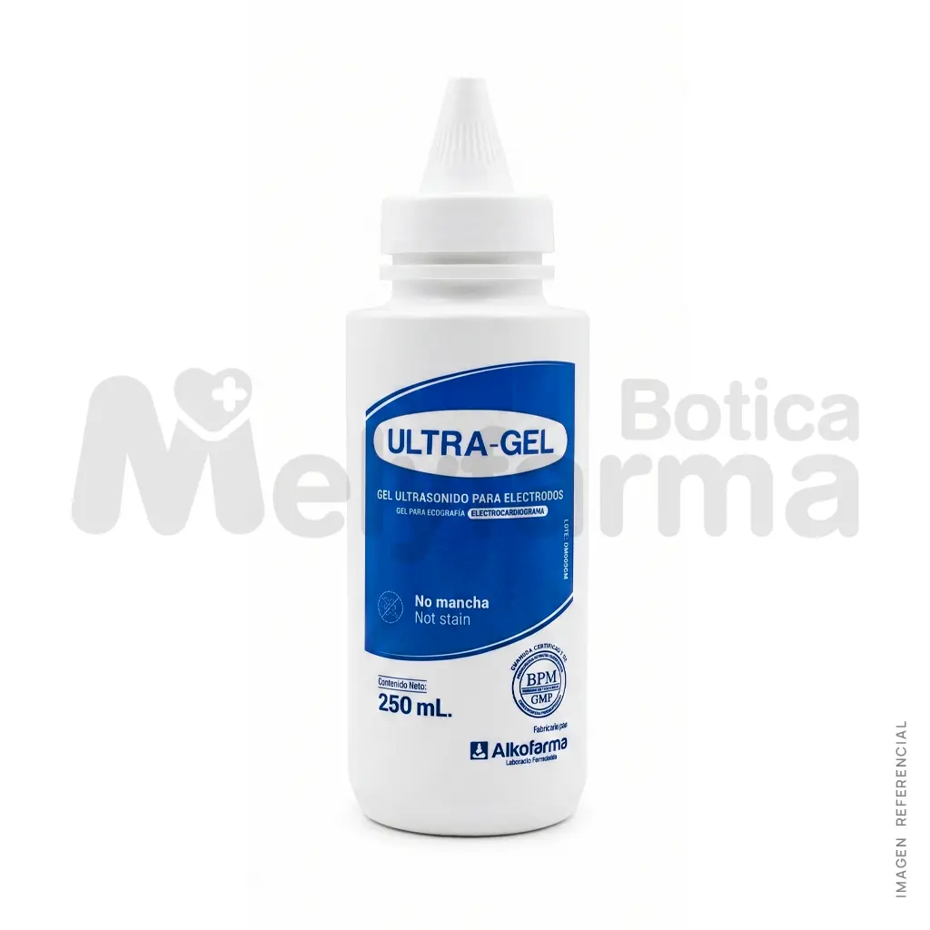 Gel para Ecografía 250 ml Transparente - ALKOFARMA