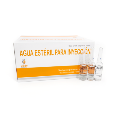 Agua estéril para inyección 5ml. - DANY