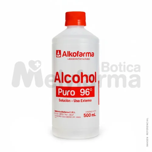 Alcohol Puro 96% Frasco 500 ml ALKOFARMA