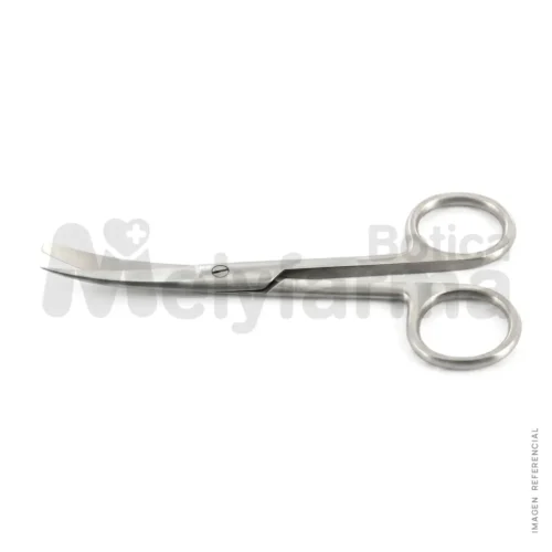 Tijera de cirugía curva A-R de 14 cm