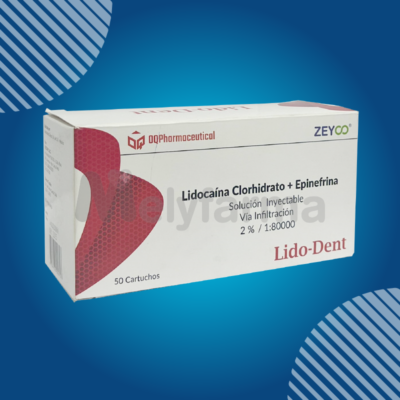 Lidocaína 2% con Epinefrina 20 ml. - Lusa