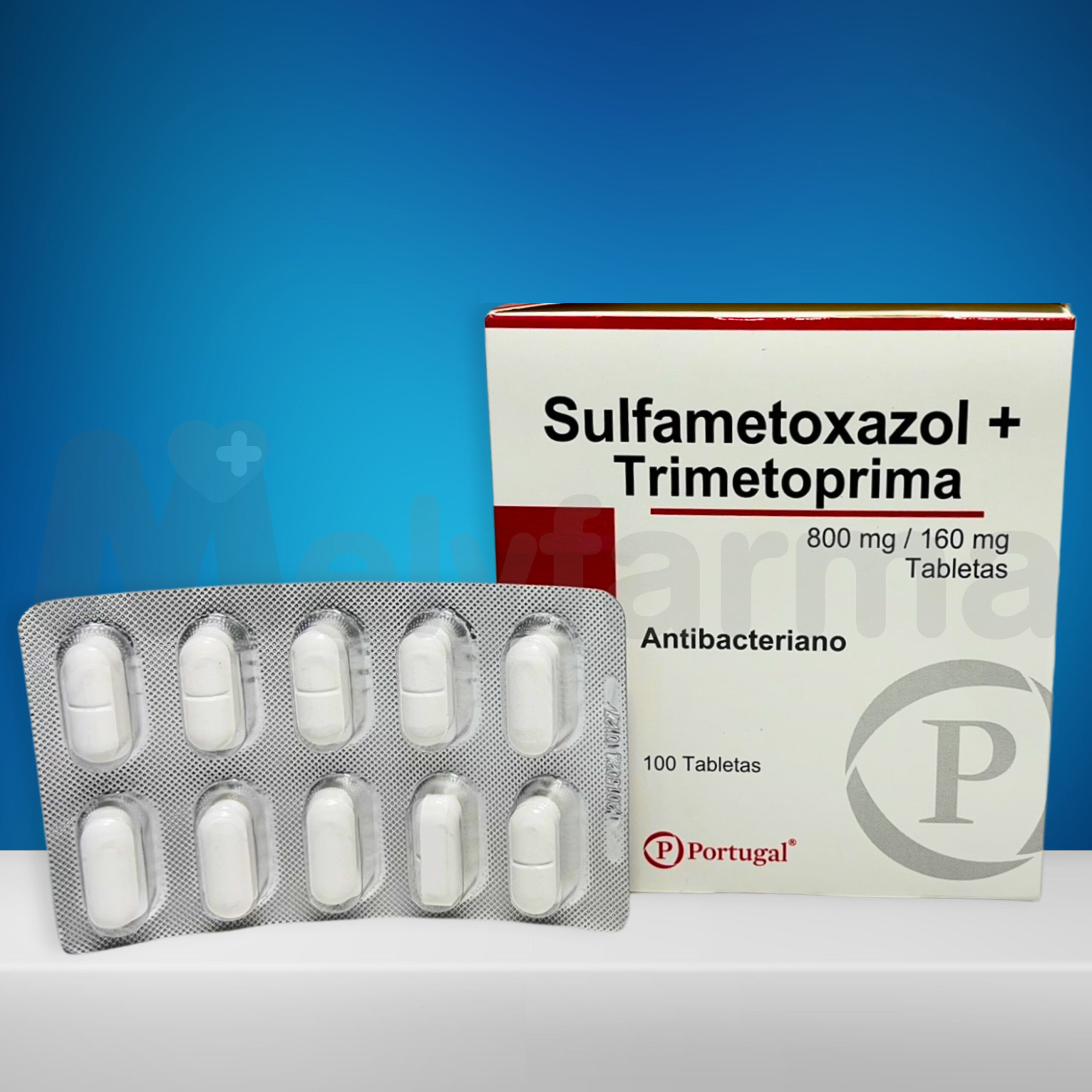 Sulfametoxazol 800 mg. + Trimetropina 160 mg. tableta | Melyfarma Sulfametoxazol 800 mg. + Trimetropina 160 mg. tableta