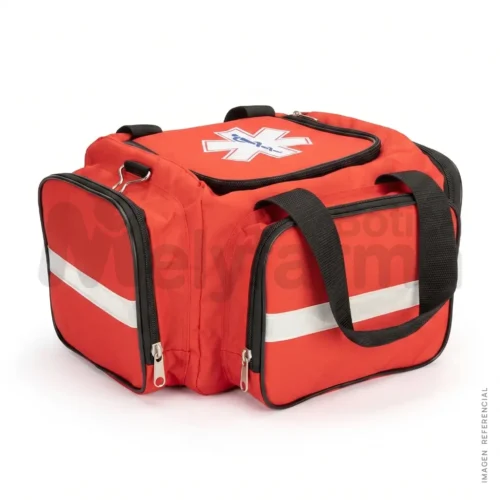 Maletín de Emergencia Mini rojo 3 bolsillos