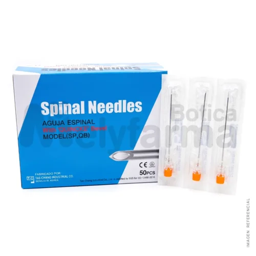 Aguja Espinal Calibres 25G - TC
