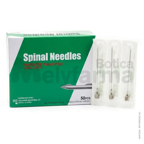 Aguja Espinal Calibres 27G - TC