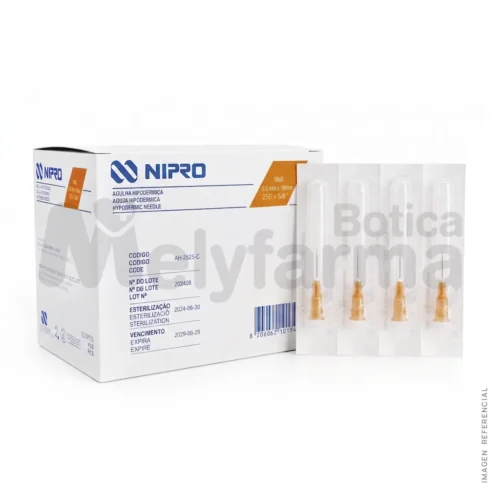 Aguja Hipodérmica de 25G x 5-8 - NIPRO
