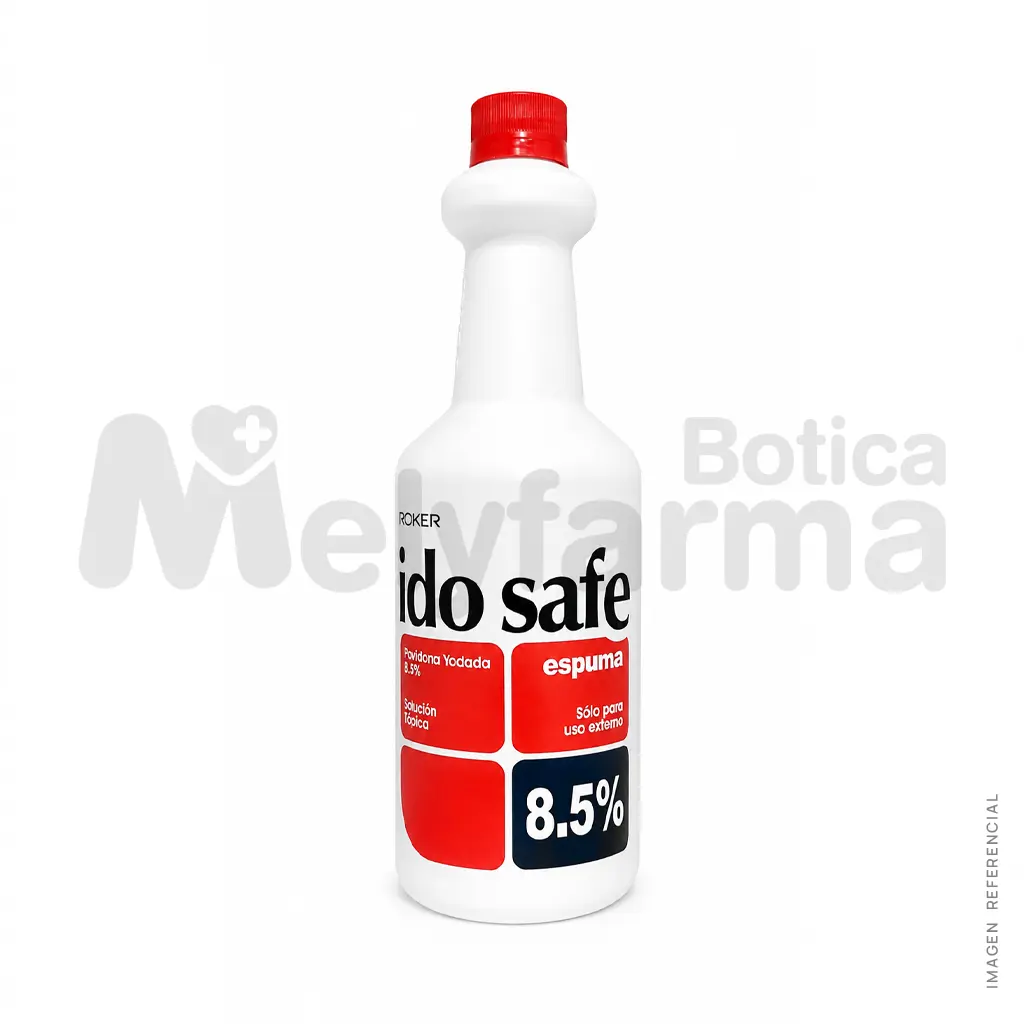Ido Safe Espuma 8.5% x 1 Litro (Yodopovidona) - ROKER