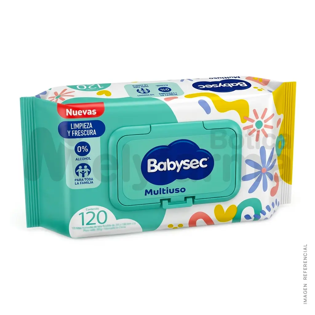 Paños Húmedos 120 Und. - Babysec | Melyfarma Paños Húmedos - BABYSEC