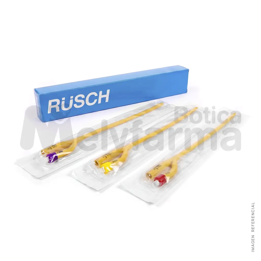 Sonda Foley de 2 Vías (Calibres N° 8 a 24) - RUSCH