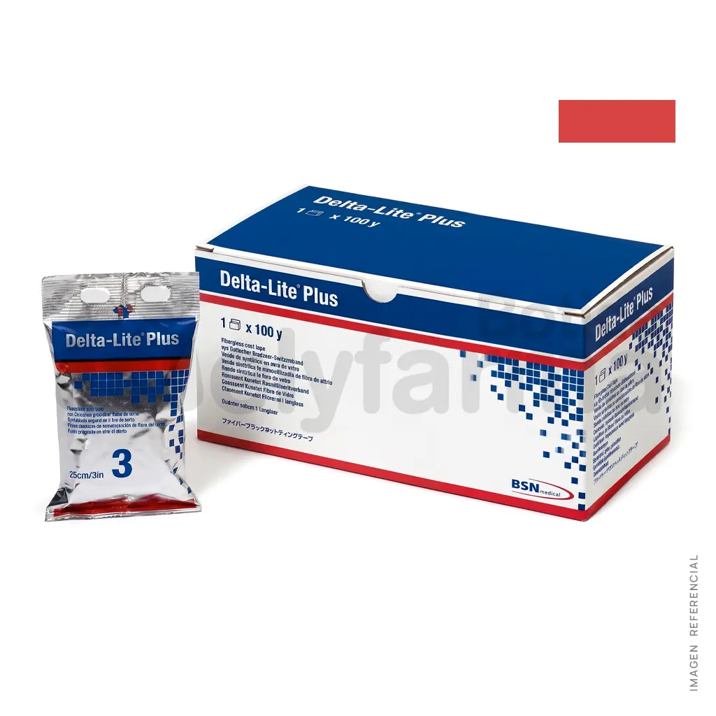 Venda Acrílica Rojo Delta Lite Plus - BSN MEDICAL