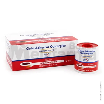 Esparadrapo de plástico 2 5cm x 5m - TOP MEDIC