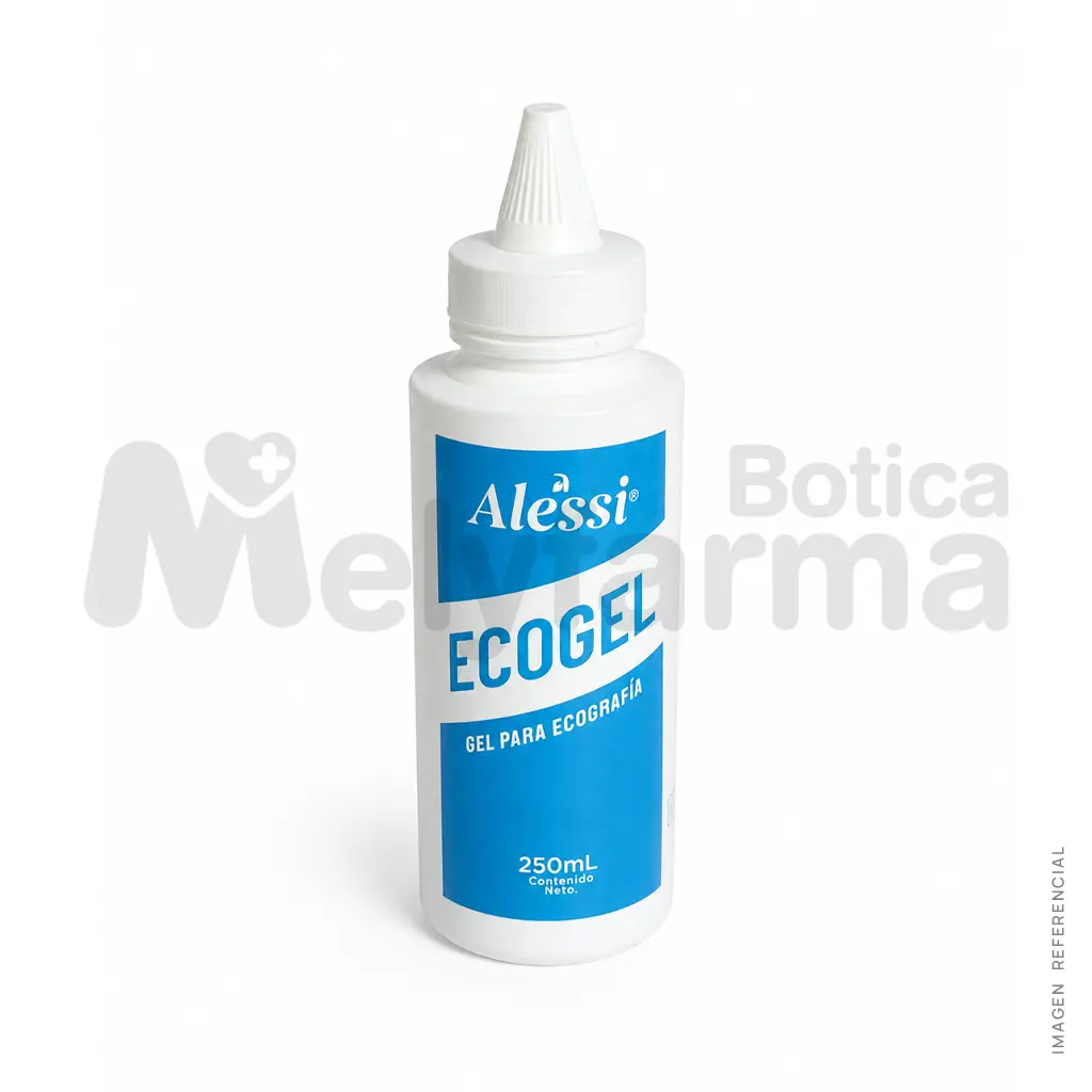Gel para Ecografía Transparente 250ml - ALESSI