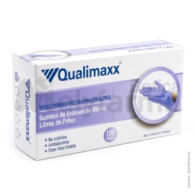 Guante Nitrilo T-XS Lila - QUALIMAXX