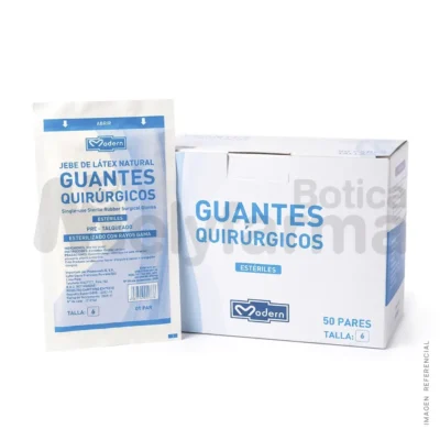 Guante Quirúrgico Estéril talla 6 - MODERN
