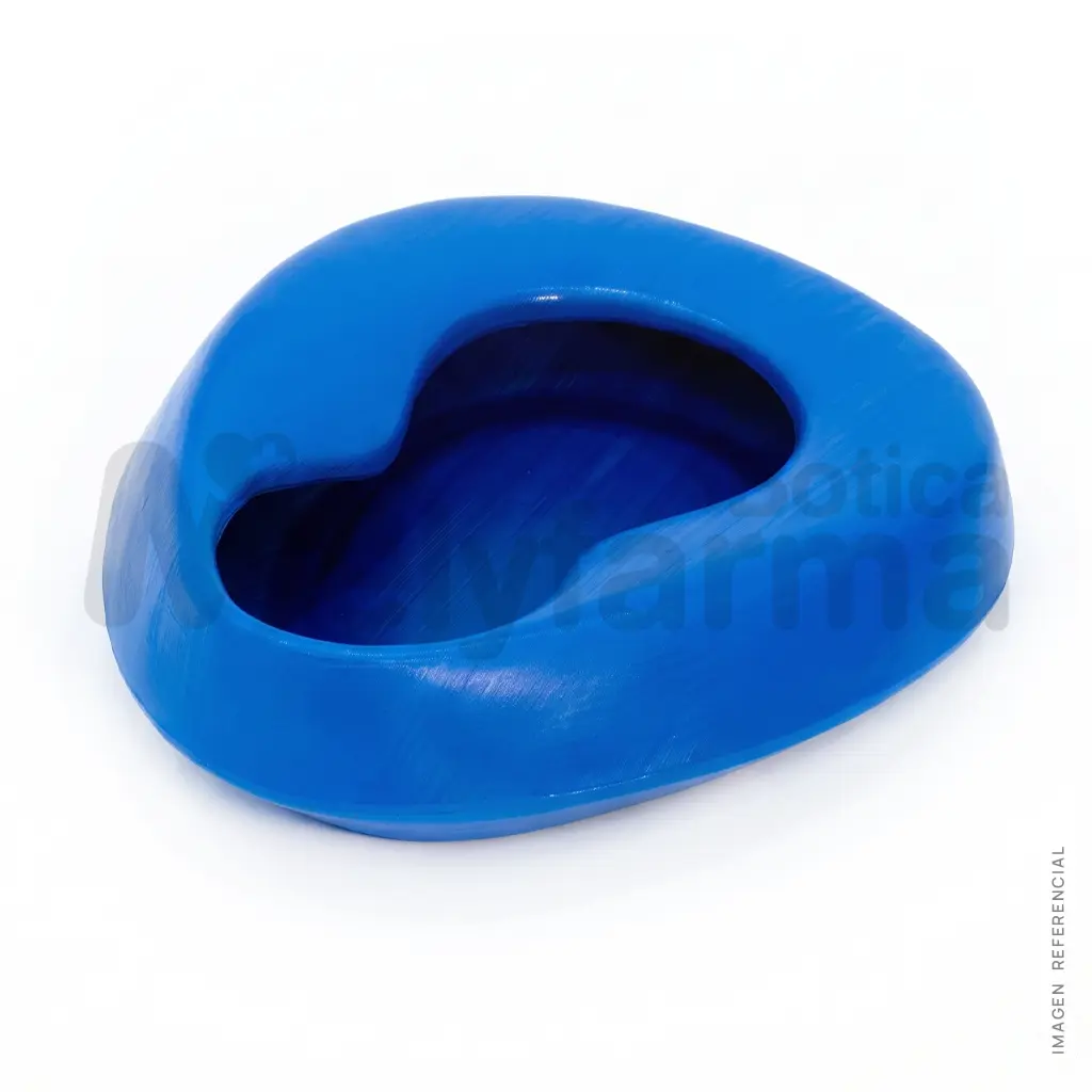 Chata de Plástico Redonda Azul - NACIONAL