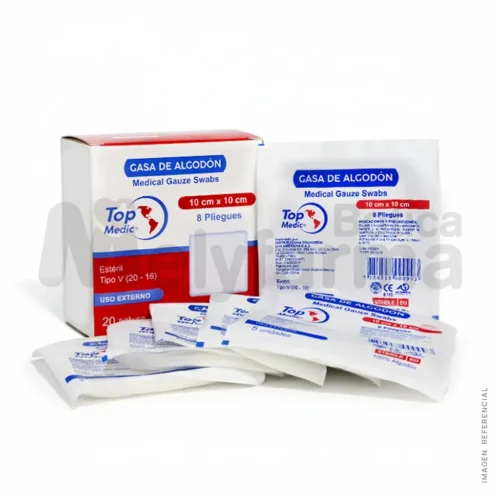 Gasa Esteril 10x10 cm - TOP MEDIC