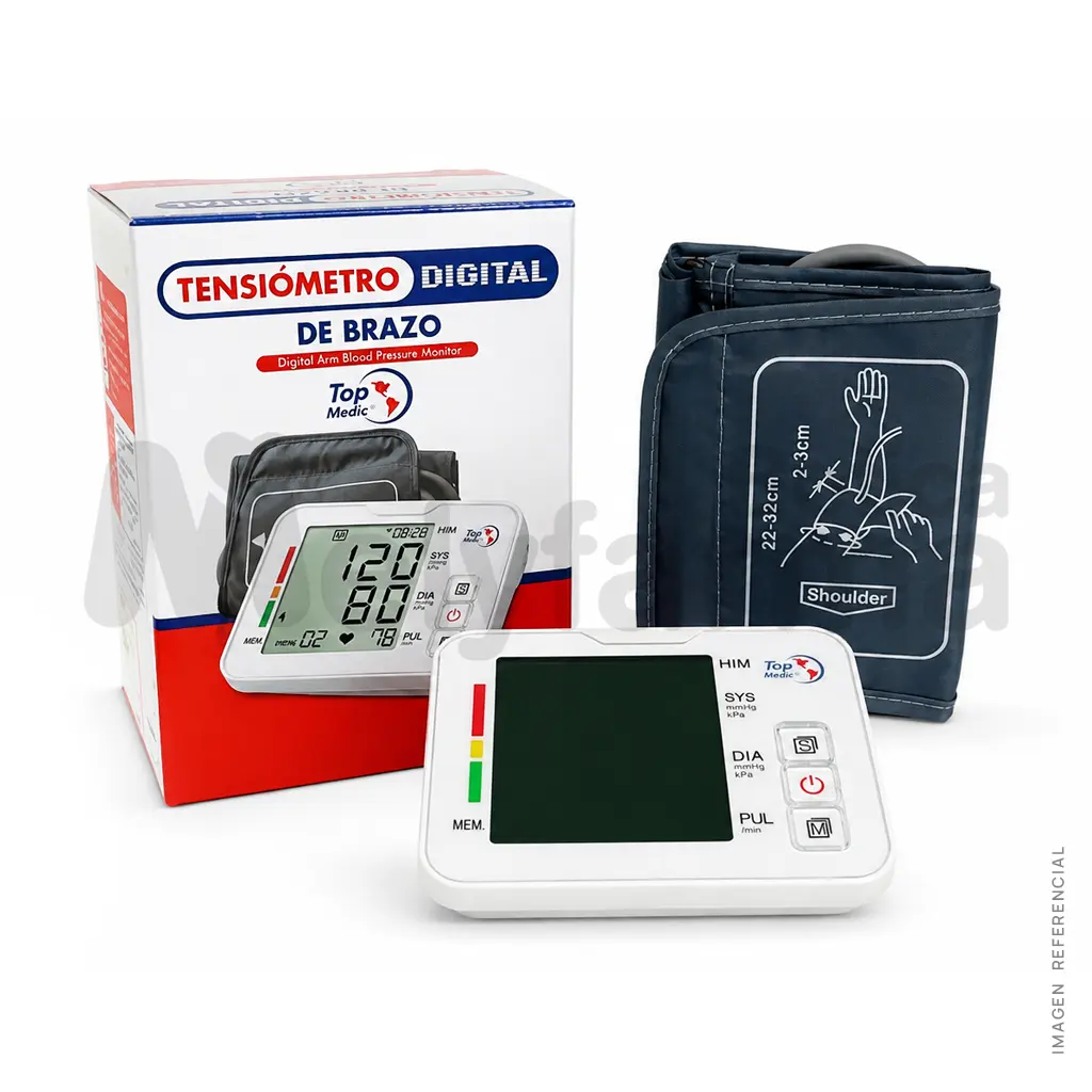 Tensiómetro de brazo Digital Mod GT-702B - TOP MEDIC