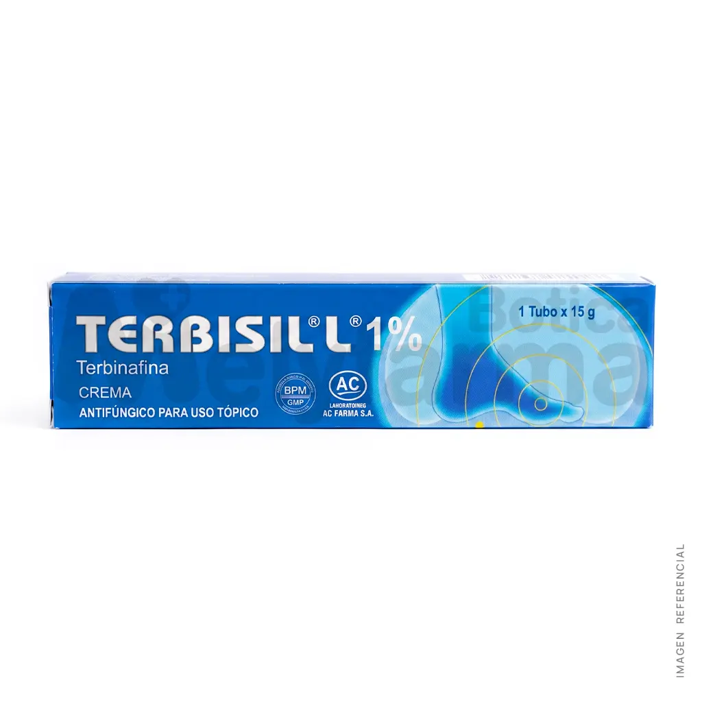 Terbisil (Terbinafina) 1% 15g - AC FARMA | Melyfarma Terbisil (Terbinafina) 1% 15g - AC FARMA