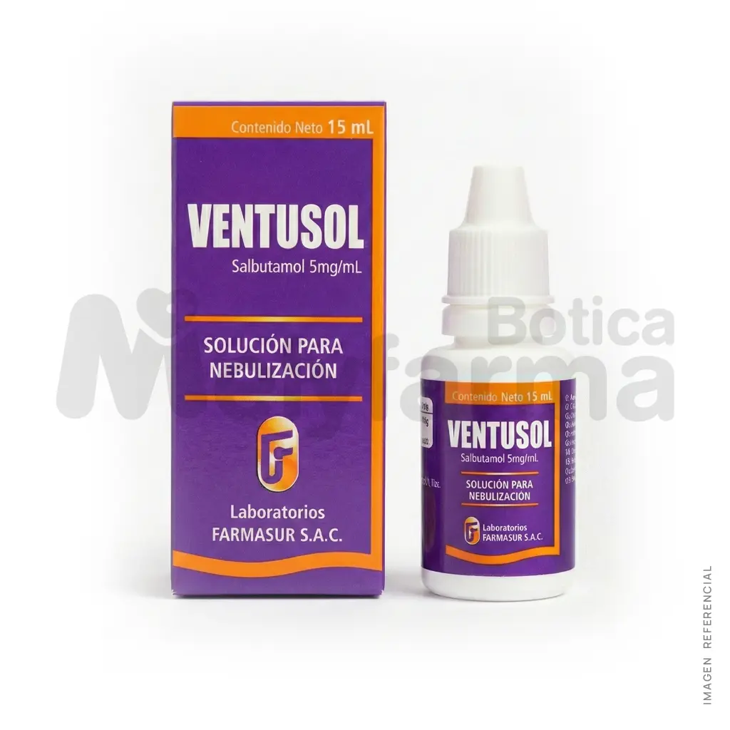 Ventusol Salbutamol 15ml - FARMASUR