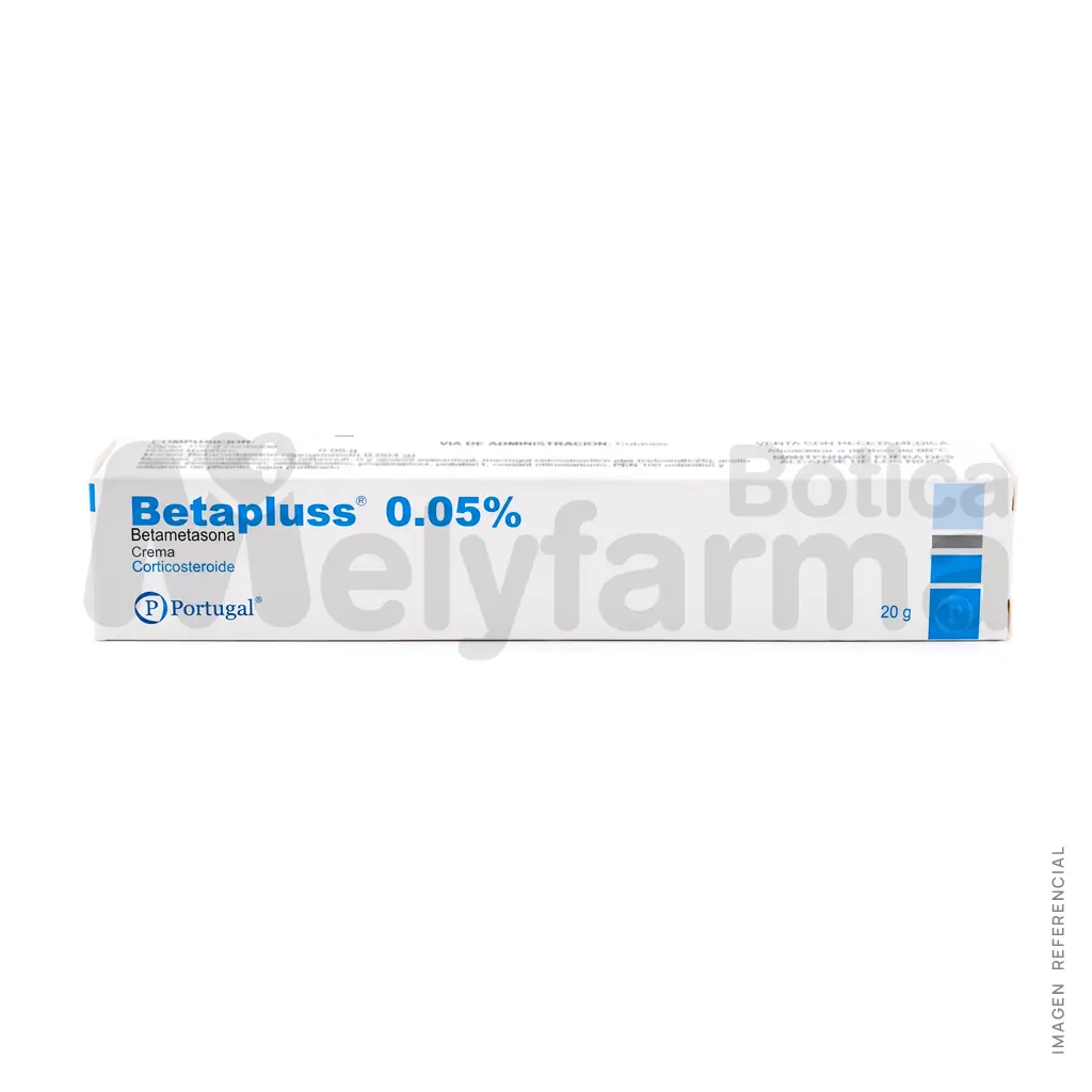 Betapluss (betametasona) 0.05% crema x 20 g - PORTUGAL | Melyfarma Betapluss (betametasona) 0.05% crema x 20 g - PORTUGAL
